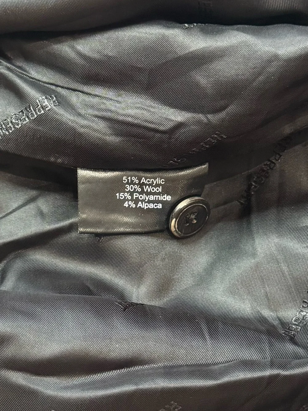REPRESENT Wide Tailored Pant in Marble size XXL